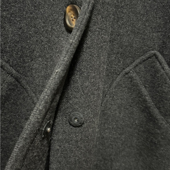 Miu Miu by PRADA Wool Coat with hood in grey size 42, Like New - Picture 7 of 9